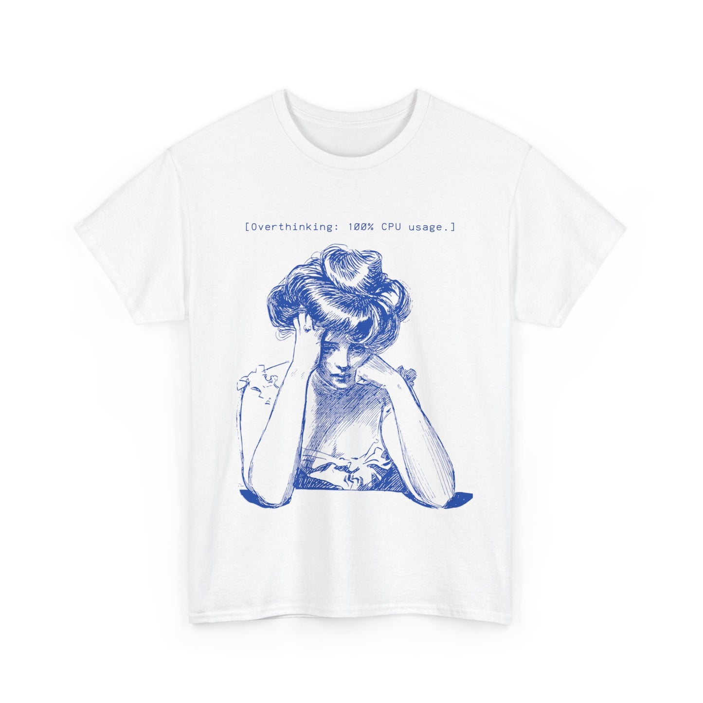 Overthinking - GeekyWit Unisex Heavy Cotton Tee